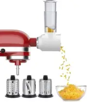 Slicer Shredder Attachment for KitchenAid Stand Mixers, Vegetable Slicer
