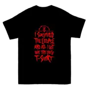 I Survived The Eclipse Red T-shirt