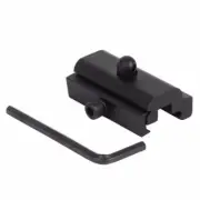 Adapter Weaver For Rifle Gun Black 20mm Bipod Sling Swivel Picatinny Rail Mount