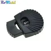 5/16"(8mm) Hole Black Plastic Toggle Cord Lock Stopper For Shoe Paracord