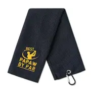 Papaw Golf Towel Golf Gifts for Papaw on Father‘s Day Gifts 40 x 60cm Microfi...