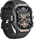 NEW Military Smart Watch 2.01" HD Bluetooth Dial and Answer Call Android IOS