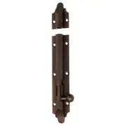15cm Victorian Barrel Bolt, Antique Brass