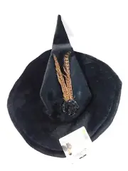 Mcgonagall Hat w/ Feathers Harry Potter Forbidden Forest by Rubies Halloween