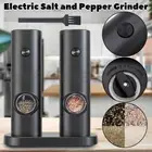 2PCS Electric Salt And Pepper Grinder Set Salt & Pepper Mill Kit 2025