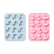 3D Ducks Silicone Mold Cake Baking Mold for Making Fondant Chocolate Decor