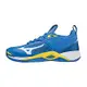 Mizuno Wave Momentum 2 [V1GA211247] 男 排球鞋 運動 訓練 止滑 緩震 藍白黃