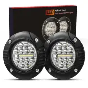 Bunker Indust Flush Mount Led Light Pods 5 Inch Led Work Light Bar Pai