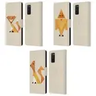 ALYN SPILLER ABSTRACT TRIANIMALS LEATHER BOOK WALLET CASE FOR SAMSUNG PHONES 1