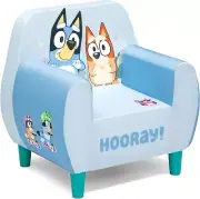 Delta Children Bluey Foam Chair, Blue