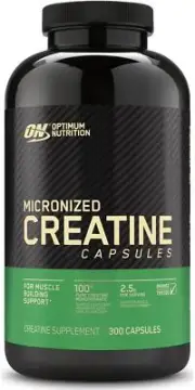 Optimum Nutrition Micronized Creatine Monohydrate Capsules, Keto Friendly, 300