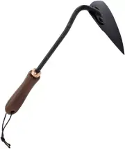 Barebones Living Triangle Hoe Heat-Treated 2Cr13 Stainless Blade Walnut Handle