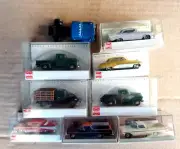Busch 8 Car Lot Ford Chevrolet 1:87 HO Scale Made In Germany + Roadway Truck