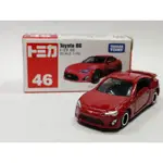 TOMICA NO.46 TOYOTA 86 AE86 GT 全新無封膜 頭文字D