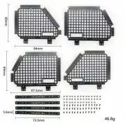 4X Metal Defender Window Mesh Guard Set for TRAXXAS TRX4 RC4WD D90 D110 1:10 RC