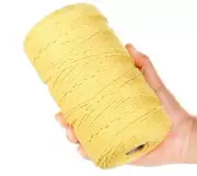 Pozean Macrame Cord 3MM 100% Cotton Yellow~ New~