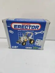 Vintage - MECCANO Set 201 (Erector) Farm Tractor with Cabin France 1990