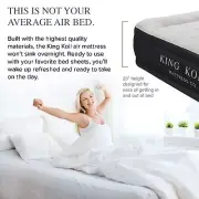 Luxury Twin Air Mattress with Built in Pump 20” Double High Twin Size Premium...