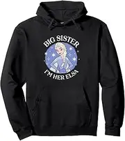 [Disney] Frozen Big Sister I'm Her Elsa Pullover Hoodie