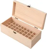 ZPGVWXKO Essential Oil Holder Wooden Memory Case 40 Slots Make -up Display Stand Essential Oil Display Stand for Hotel Table Tops Women