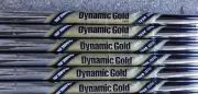 5-PW TRUE TEMPER TOUR ISSUE 120 DYNAMIC GOLD S400 .355" TAPER TIP IRON SHAFTS
