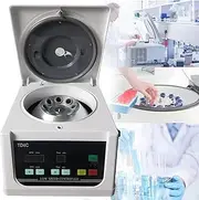 PRP Centrifuge 4000rpm Lab Benchtop Centrifuges with Aluminum Alloy Rotor 8 X 10/15/20ml and 1-99min Timing Digital Display Laboratory Low Speed Desktop Centrifugal Machine,8 * 10ML