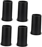 5Pcs Speaker Port Tube Plastic Outlet for Subwoofer Easy Installation for Home Car Speakers Stable High Sound and Appearance