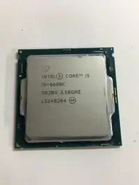 在飛比找Yahoo!奇摩拍賣優惠-電腦雜貨店→INTEL I5-6600K CPU 1151腳