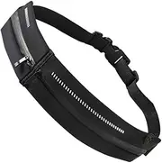 VANZACK Waist Bag Sports Waist Pack Phone Holder Elastic Belt Zipper for Comfort