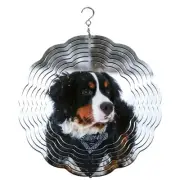 Bernese Mountain Dog Breed Wind Spinner, yard decoration, dog wind spinner