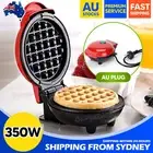 Mini Waffle Maker Non Stick Snacks Pancake Cake Breakfast Making Machine AU New