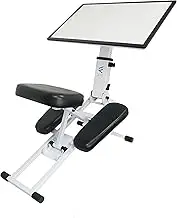 The Edge Desk: White Sparkle