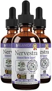 Nervestra Nerve Health Support Supplement - Fast, Natural Liquid Formula - Turmeric, B-Vitamins, Alpha Lipoic Acid & More