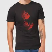Universal Monsters The Wolfman Illustrated Men's T-Shirt - Black