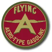 VINTAGE CHICKEN WING FLYING A Oil GAS OUTDOOR 4 INCH DECAL STICKER