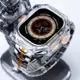Pc 外殼和金屬錶帶不銹鋼手鍊保護屏蓋兼容 Apple Watch 系列 Ultra 49 毫米 Iwatch Ultr