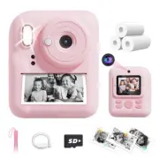 Kids Camera Instant Print, Upgrade Dual-Lens Selfie Digital Camera for Kids, ...