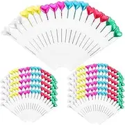 TEMPNAP 216Pcs Decorative Pins Heart Shaped Pearlescent Needles for Sewing Crafting for DIY Projects Embroidery Ornament Decoration