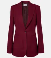 [Stella McCartney] Stella McCartney Wool blazer AU 14 burgundy