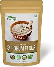 Organic Zing Sorghum Flour | Organic Jowar Flour | Sorghum Flour Gluten Free | Product of India - 227 g / 8 oz