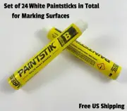 Markal 080220 Paintstik Solid Paint Surface Marker White 12-Pack Set of 2