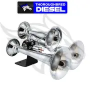 Kleinn 501 Chrome Train Horn, Triangular Mount