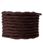 3Pair Wave Dark Brown Hiking Work Boot Shoe Laces for 5 6 7 8 eyelets Stay Tied