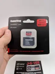 GameStop MicroSDXC Card with adapter 64 GB SPEED 100MB/s For Nintendo Switch