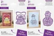 Gemini - Intricate Christmas Sentiments Saying Dies Crafters Companion