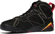 Big Kid's Jordan 7 Retro Citrus Black/Citrus-Varsity Red (DQ6040 081)