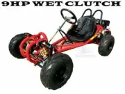 9HP 270CC GO KART SINGLE SEAT ADULT BUGGY QUAD ATV SUSPENSION WET CLUTCH RED