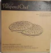 The Pampered Chef Microwave Chip Maker 2 Pc.