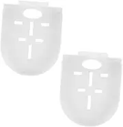 2Pcs Security Camera Wall Mount Bracket Adhesive Floating Shelf Holder for Monitors Speakers Plants Effortless Setup Versatile Use No Residue Removal for Home