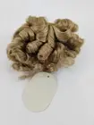 Sonja Doll Wig Sz 11-12 Blonde Short Curly Ponytail Wig w/ Part Global Dolls NEW